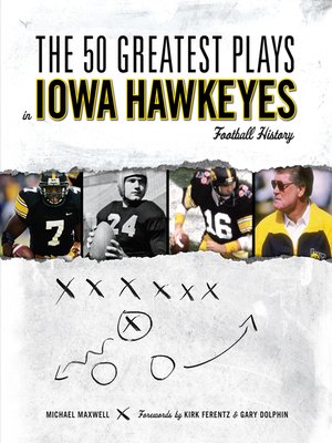 cover image of The 50 Greatest Plays in Iowa Hawkeyes Football History